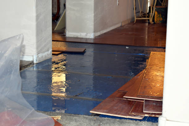 Professional Burst Pipe Cleanup technician working in Morrisville, PA